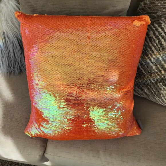 Aviva Stanoff orange sequin purple silk 20